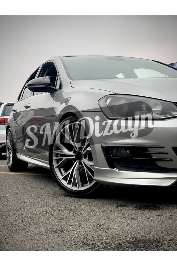 front fog light vent grill cover for volkswagen golf 7 standard bumper