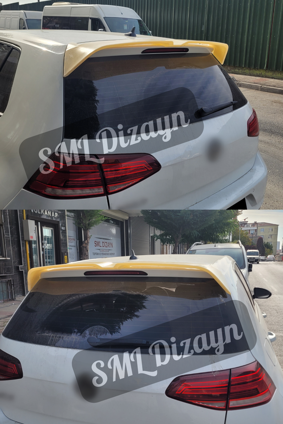 Golf 7-7.5 Spoiler Oettinger Tavan Spoyler Boyasız 2012-2020