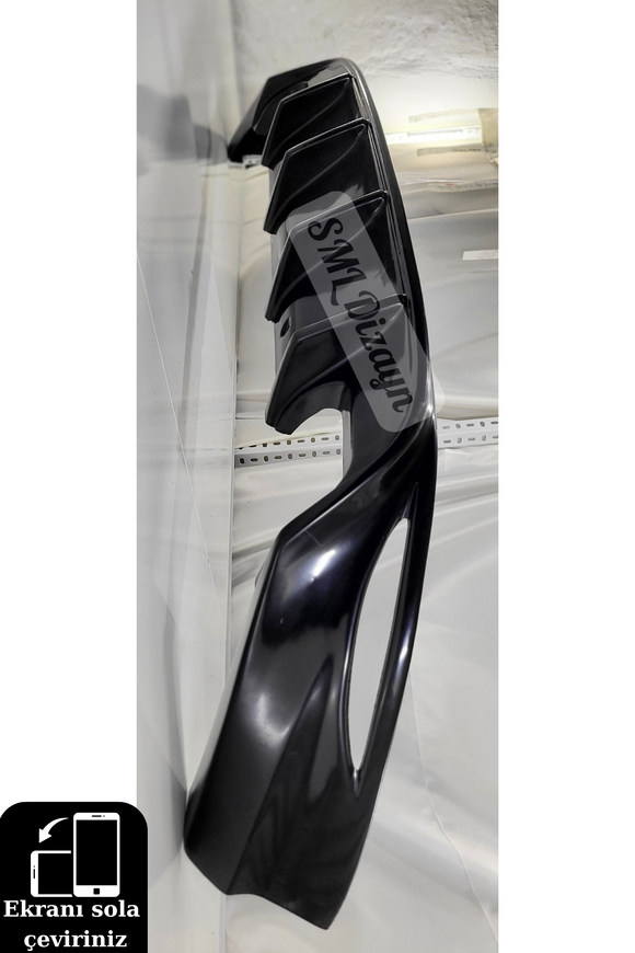 rear diffuser lip for 2012-2013-2014-2015-2016-2017 volkswagen golf 7 