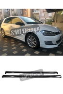 volkswagen golf 7 ve golf 7.5 için yan marşpiyeller