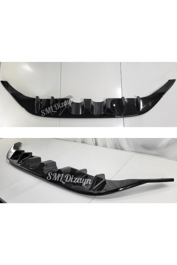 rear diffuser lip for 2012-2013-2014-2015-2016 volkswagen golf 7 r400 difüzör
