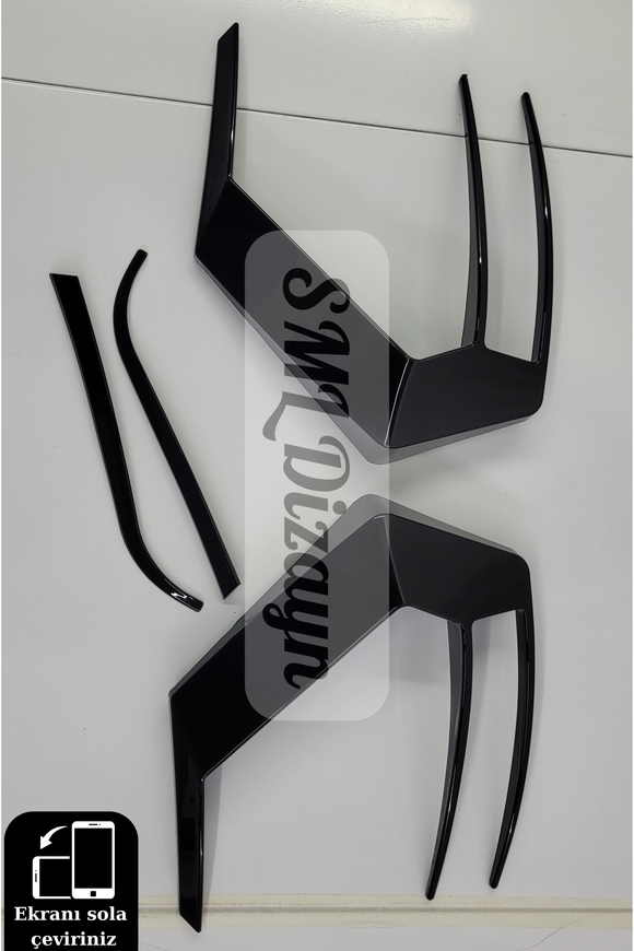 volkswagen golf 7 stop lambası için çerçeve kaplama