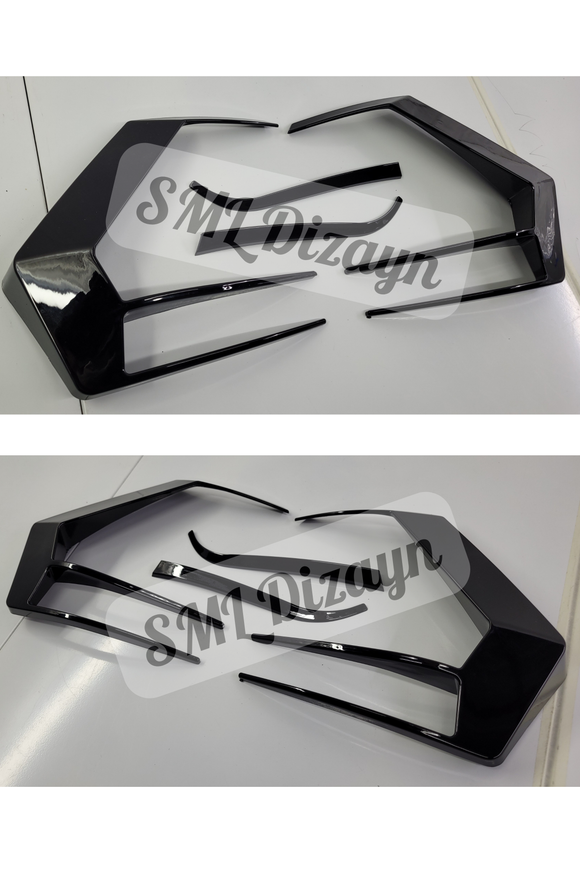 volkswagen golf 7 stop lambası venti parlak siyah