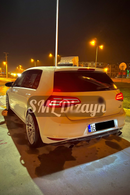 rear diffuser lip for 2012-2013-2014-2015-2016-2017 volkswagen golf 7 