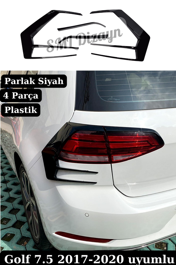 golf 7.5 arka stop çerçevesi flap