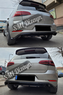 rear r diffuser lip for 2017-2018-2019-2020 volkswagen golf 7.5 