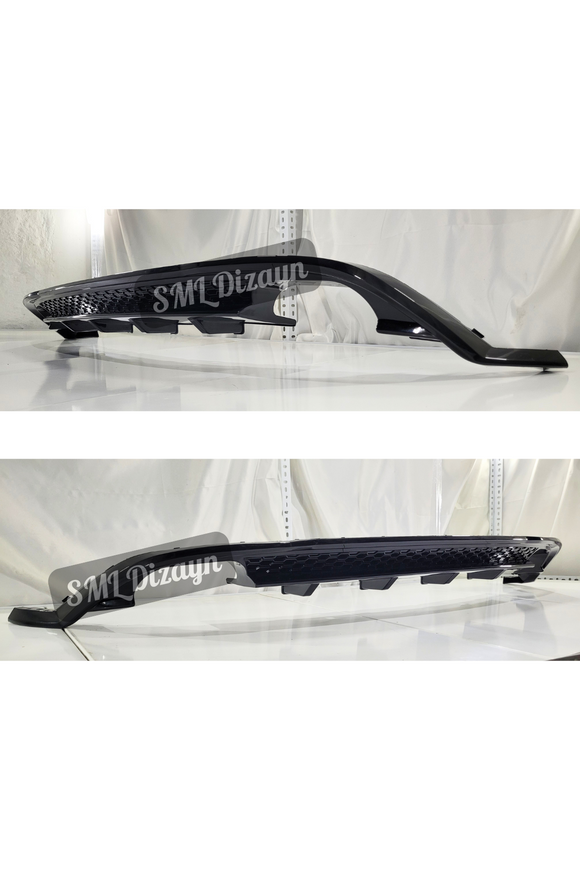 rear r diffuser lip for 2017-2018-2019-2020 volkswagen golf 7.5 