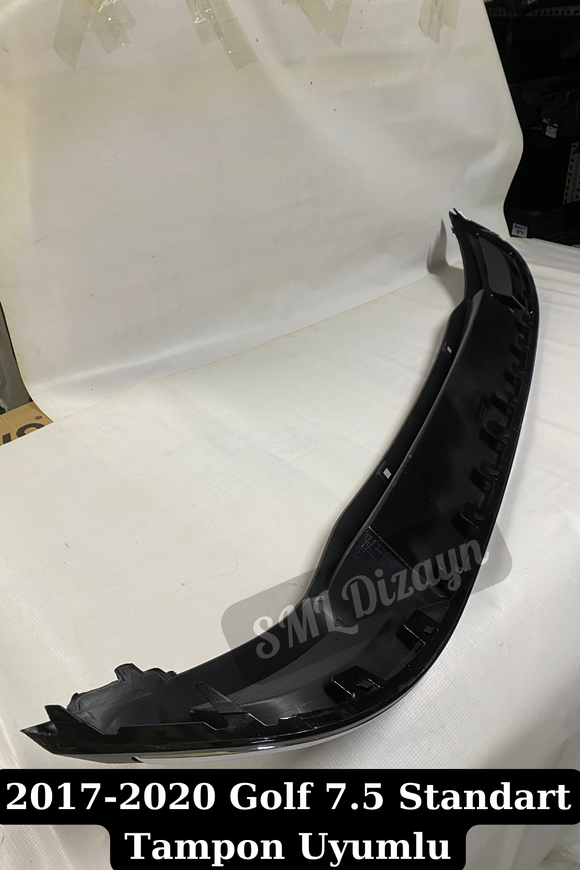 Golf 7.5 R Line Difüzör Egzoz Görünümlü Parlak Siyah 2017-2020