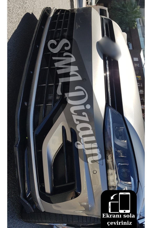 front lip splitter for 2017-2018-2019-2020 volkswagen golf 7.5 r 