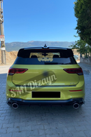 rear gti diffuser lip for 2021-2022-2023-2024 volkswagen golf 8