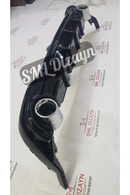 volkswagen golf 8 çift çıkış egzoz difüzör