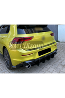 volkswagen golf 8 gti difüzör flapları