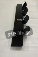 rear diffuser splitter for volkswagen golf 8 gti 