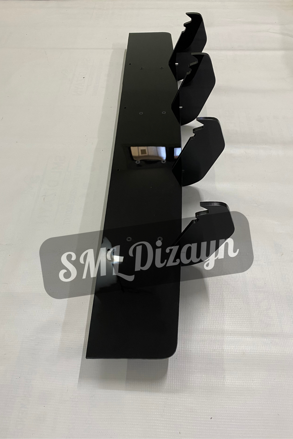 rear diffuser splitter for volkswagen golf 8 gti 