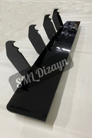 volkswagen golf 8 gti difüzör için arka flap bıçak lip splitter