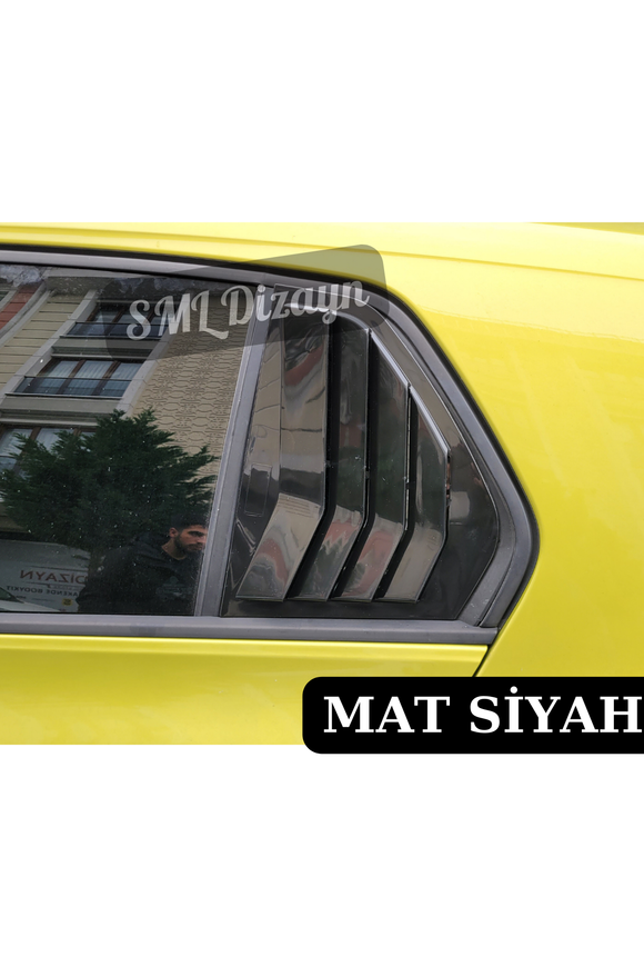 quarter window louvers for 2022-2021-2022-2023-2024 volkswagen golf 8