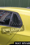 quarter window louvers vents scoops for 2022-2021-2022-2023-2024 volkswagen golf 8
