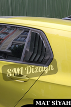 quarter window louvers vents scoops for 2022-2021-2022-2023-2024 volkswagen golf 8