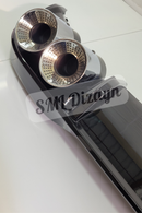 volkswagen golf 8 çift çıkış difüzör arka ek