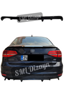 rear diffuser lip splitter for volkswagen jetta sagitar mk6