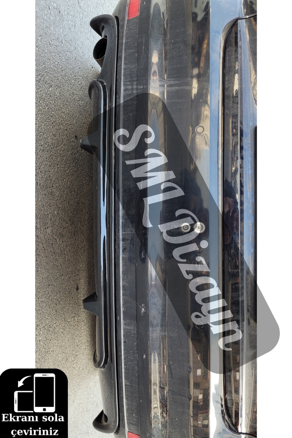 mk6 jetta için difüzör ek