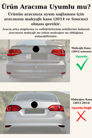 Jetta Mk6 R Difüzör Arka Ek Boyasız Plastik 2014-2018 (Makyajlı Kasa)-5