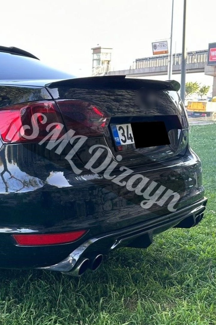 rear diffuser lip for 2011-2012-2013-2014 volkswagen jetta mk6 