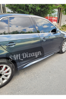 Jetta Mk5 Yan Marşpiyel Marşbiyel Ek Boyasız Plastik 2005-2010-11