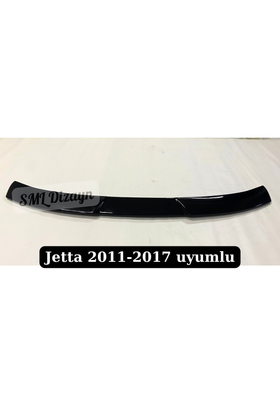 Jetta Mk6 Cam Üstü Spoiler Tavan Spoyler Parlak Siyah Plastik 2011-2017 - 0
