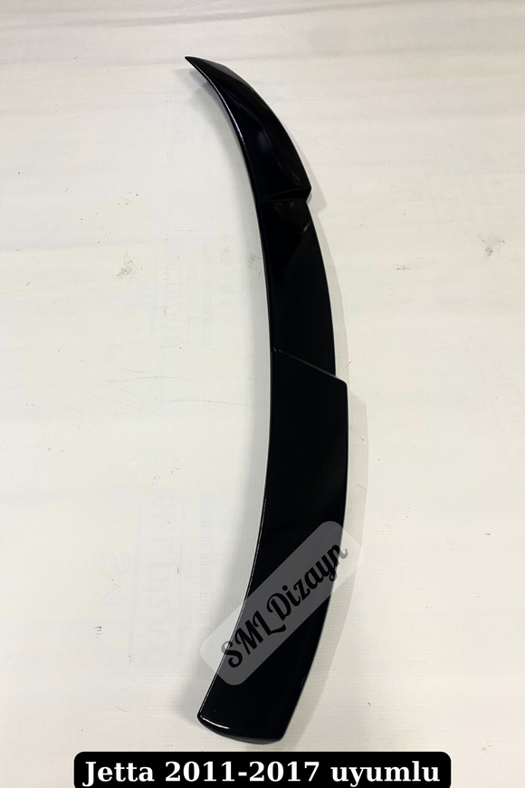 Jetta Mk6 Cam Üstü Spoiler Tavan Spoyler Parlak Siyah Plastik 2011-2017