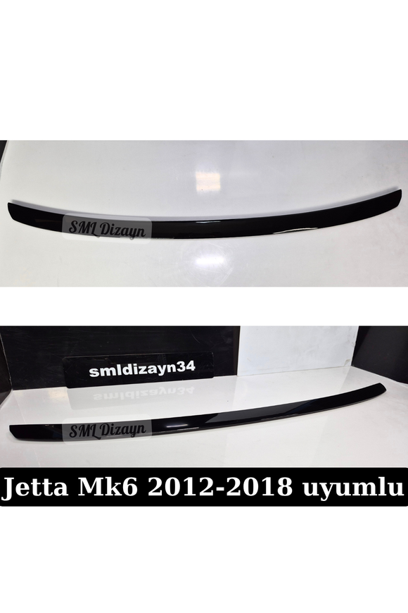 rear trunk spoiler for volkswagen jetta