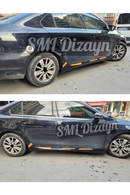 2011-2012-2013-2014-2015-2016-2017 volkswagen jetta yan marşpiyel marşbiyel ek