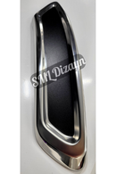 volkswagen passat b8 arka tampon altı nikelaj krom kare