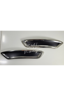 volkswagen passat b8 arka tampon altı nikelaj krom kare