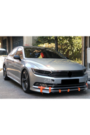 front lip splitter for volkswagen passat b8 ön ek 