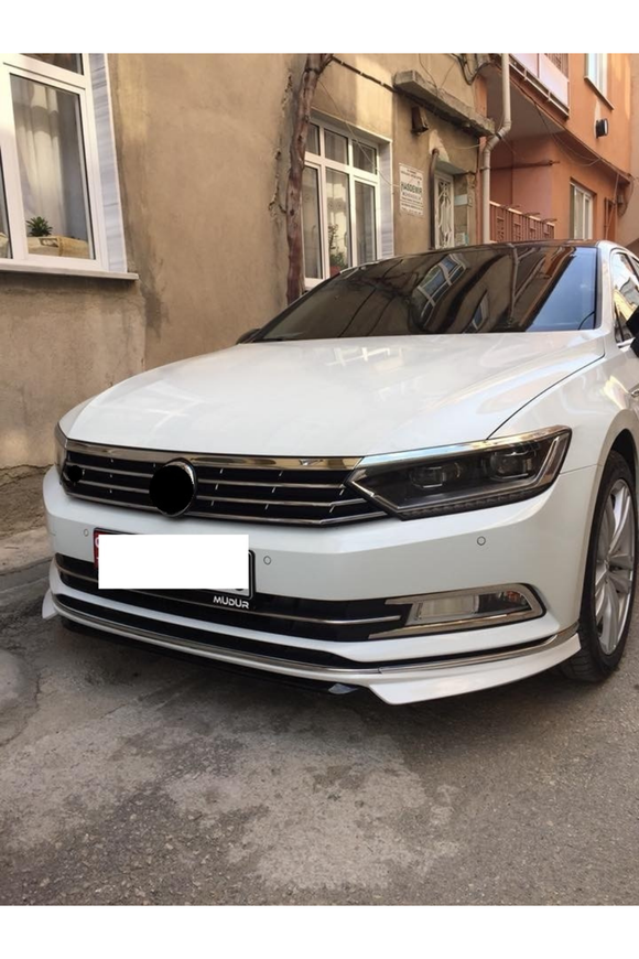 front lip splitter for volkswagen passat b8 ön ek 