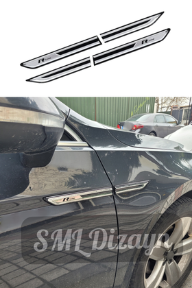 volkswagen passat b8 r line çamurluk logosu