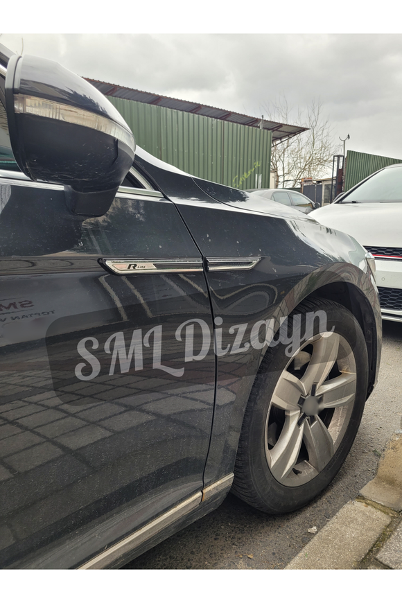 fender r line emblem for volkswagen passat b8