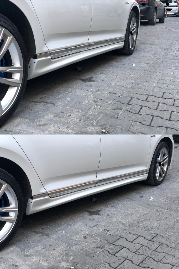 side skirts lips for 2015-2016-2017-2018-2019 volkswagen passat b8 