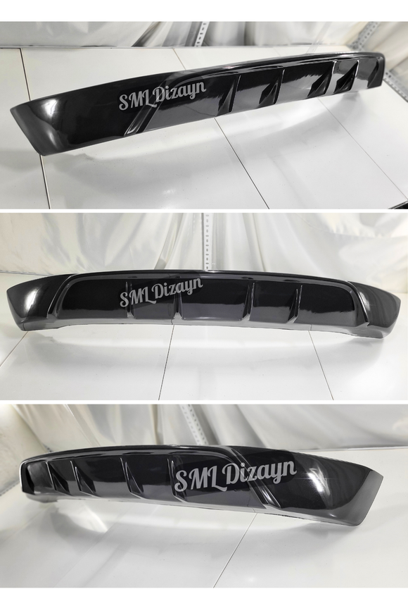 volkswagen polo arka ek tampon difüzör difizör