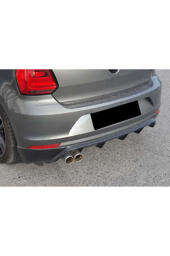 rear diffuser lip for 2009-2010-2011-2012-20132-2014-2015-2016-2017 volkswagen polo 