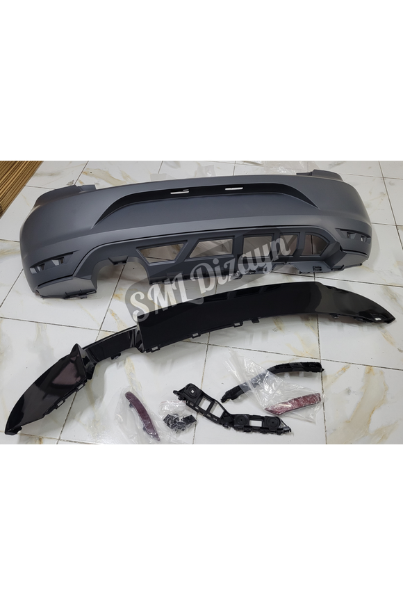 rear gti bumper for 2009-2010-2011-2012-2013-2014-2015-2016-2017 volkswagen polo mk5