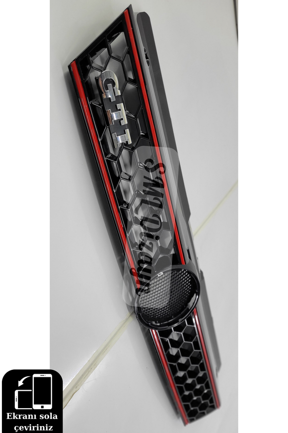 Polo Mk5 6R Gti Kırmızı Ön Panjur Böbrek 2009-2014 (Makyajsız Kasa)