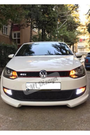 Polo Mk5 6R Gti Kırmızı Ön Panjur Böbrek 2009-2014 (Makyajsız Kasa)-10