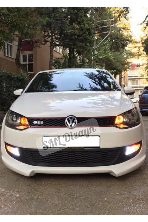 Polo Mk5 6R Gti Kırmızı Ön Panjur Böbrek 2009-2014 (Makyajsız Kasa)