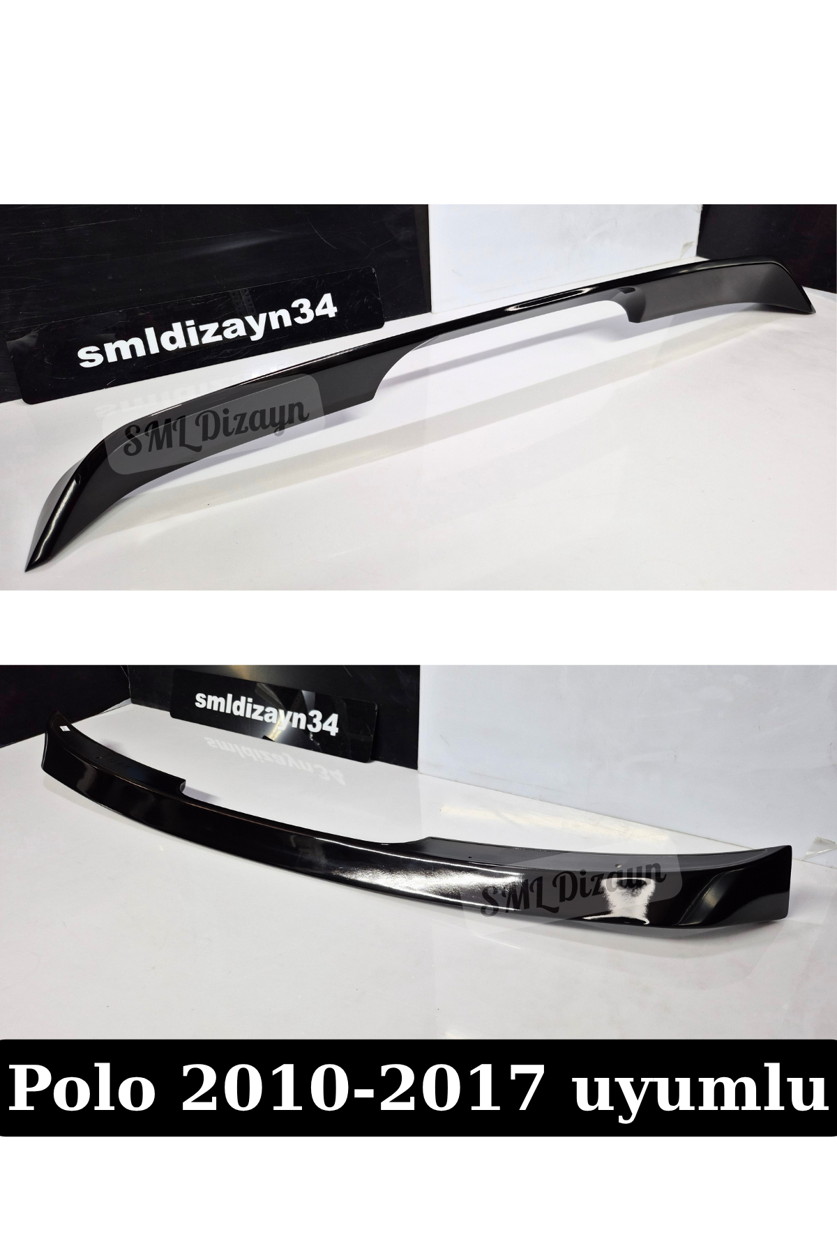 Rear trunk spoiler for polo 6r-6c