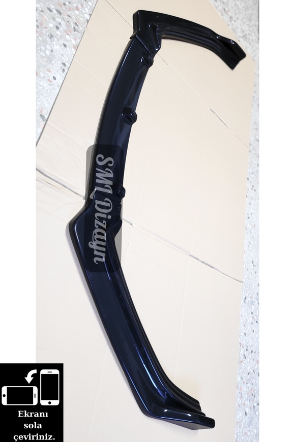 Polo Mk5 6c Front Lip Additional 3 Pieces - Black (Make-up Case) 