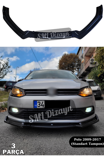volkswagen polo mk5 ön lip 3 parça