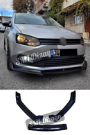 front lip splitter for volkswagen polo mk5