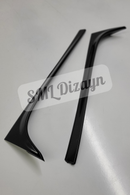 rear window side wings for volkswagen polo mk5
